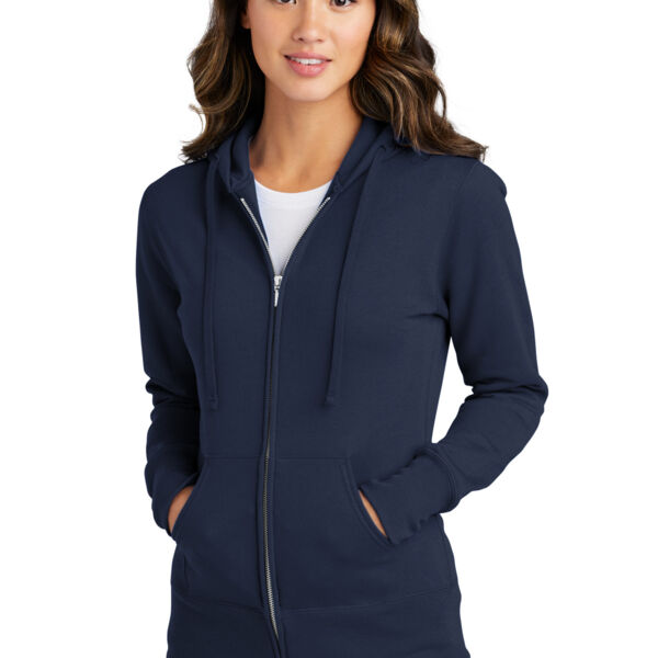 Women's Core Fleece Full Zip Hooded Sweatshirt Thumbnail