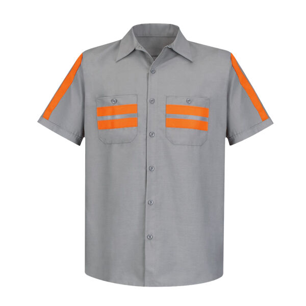 Men's Enhanced Visibility Industrial Work Shirt Thumbnail