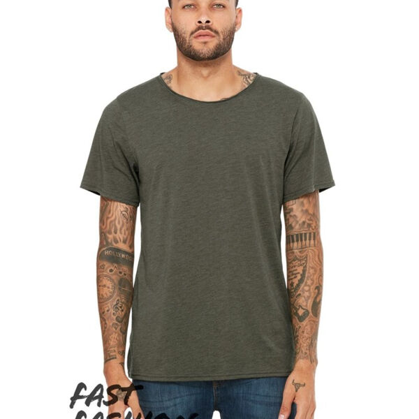 Fast Fashion Unisex Triblend Raw Neck Tee Thumbnail