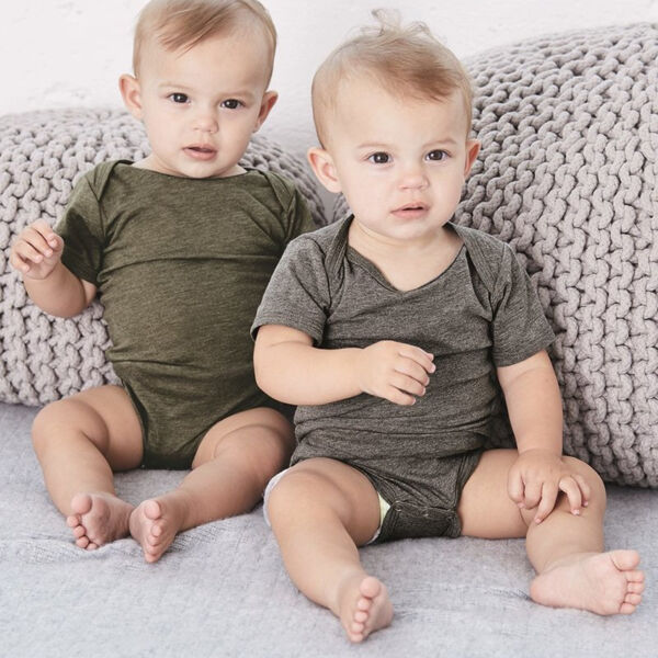 Baby Triblend Short Sleeve Onesie Thumbnail